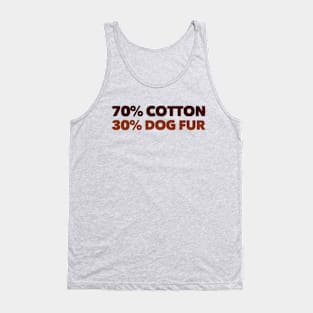 70% Cotton 30% Dog Fur Tank Top